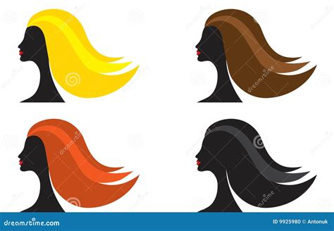 hair color clipart